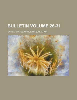 Book cover for Bulletin Volume 26-31