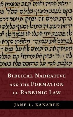 Cover of Biblical Narrative and the Formation of Rabbinic Law