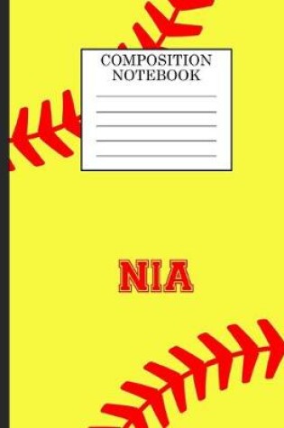 Cover of Nia Composition Notebook