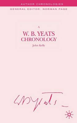 Cover of A W.B. Yeats Chronology