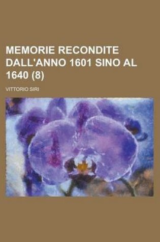 Cover of Memorie Recondite Dall'anno 1601 Sino Al 1640 (8)