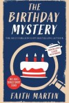 Book cover for THE BIRTHDAY MYSTERY an absolutely gripping cozy mystery for all crime thriller fans