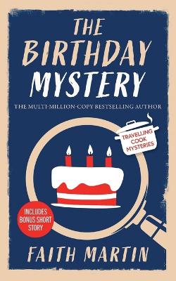 Book cover for THE BIRTHDAY MYSTERY an absolutely gripping cozy mystery for all crime thriller fans