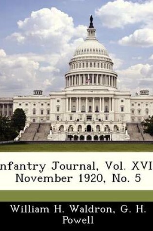 Cover of Infantry Journal, Vol. XVII, November 1920, No. 5