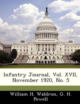 Book cover for Infantry Journal, Vol. XVII, November 1920, No. 5