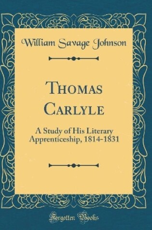 Cover of Thomas Carlyle