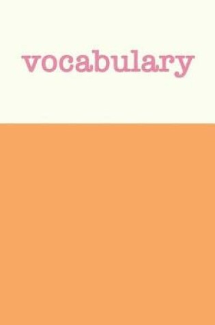 Cover of Vocabulary