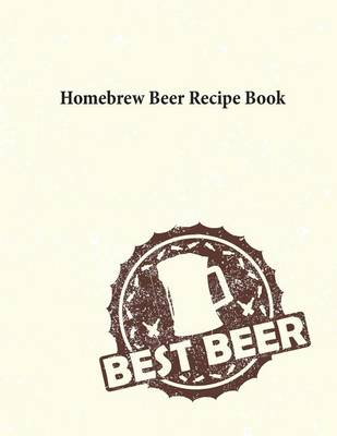 Book cover for Homebrew Beer Recipe Book