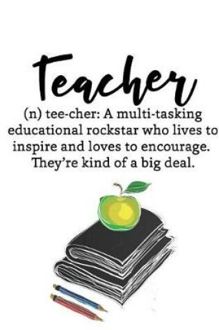 Cover of Teacher Quote Notebook