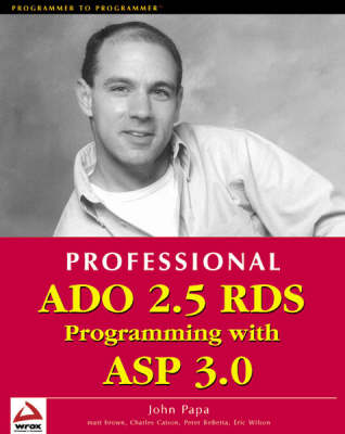 Book cover for Professional ADO 2.5 RDS Programming with ASP 3.0