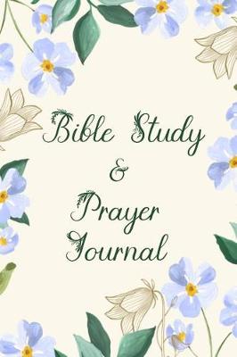 Book cover for Purple Flower Garden Bible Study & Prayer Journal