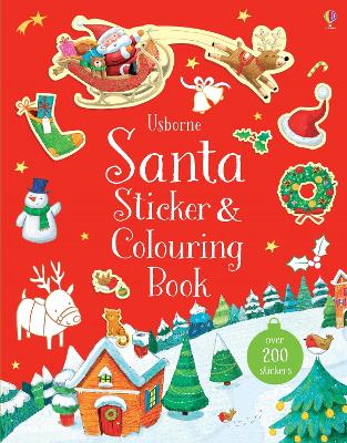 Cover of Santa Sticker and Colouring Book