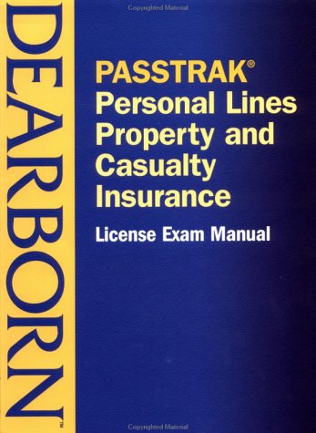 Cover of Passtrak Property and Casualty Personal Lines Insurance License Exam Manual