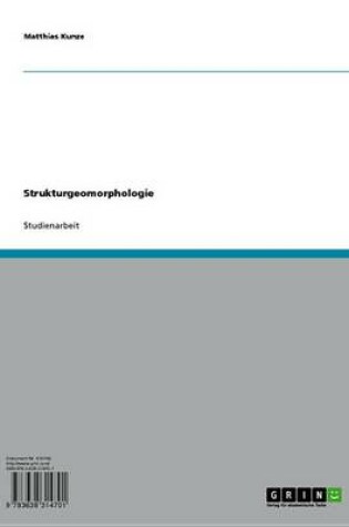 Cover of Strukturgeomorphologie