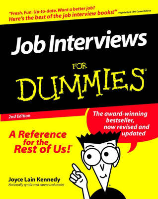 Book cover for Job Interviews For Dummies