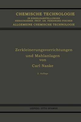 Book cover for Zerkleinerungsvorrichtungen Und Mahlanlagen