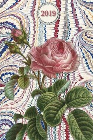 Cover of 2019 Planner; Rose Marbled
