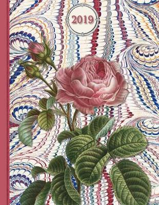 Cover of 2019 Planner; Rose Marbled