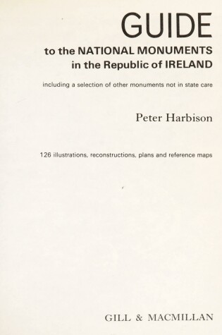 Cover of Guide to the National Monuments of Ireland