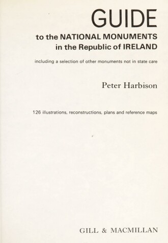 Book cover for Guide to the National Monuments of Ireland