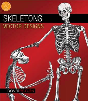 Book cover for Skeletons Vector Designs