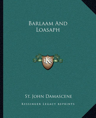 Book cover for Barlaam And Loasaph