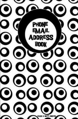 Cover of Black and White Circles Address Book