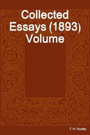Cover of Collected Essays (1893) Volume: 1