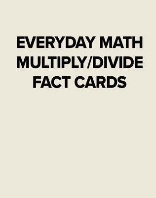 Cover of EM MULTIPLY/DIVIDE FACT CARDS