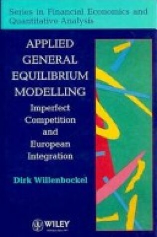 Cover of Applied General Equilibrium Modelling