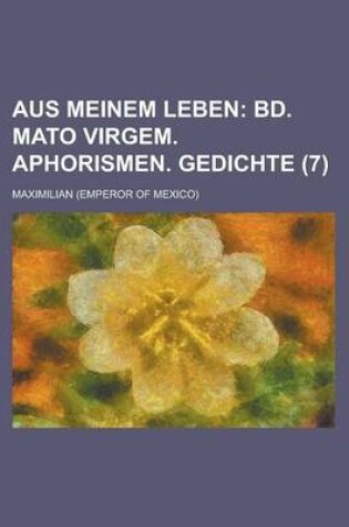 Cover of Aus Meinem Leben (7)