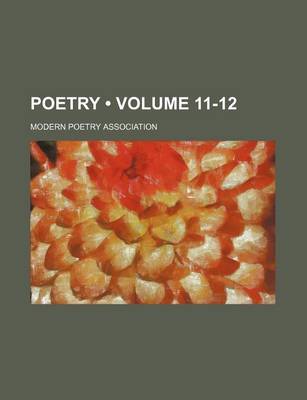 Book cover for Poetry (Volume 11-12)