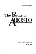 Book cover for The Poetics of Ariosto