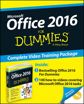 Book cover for Office 2016 For Dummies, Book + Online Videos Bundle