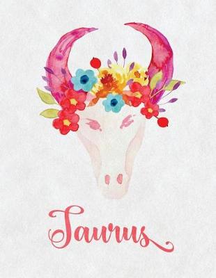 Book cover for Taurus Zodiac Creative Notebook Journal