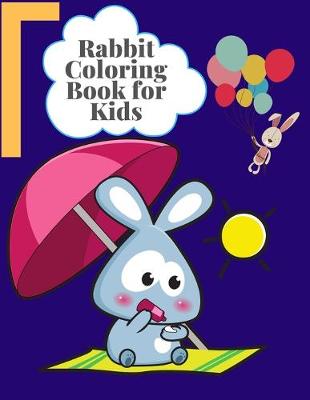 Book cover for Rabbit Coloring Book For kids