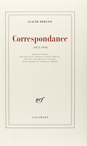 Book cover for Correspondance 1872 - 1918