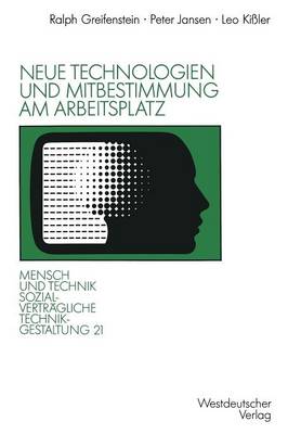 Book cover for Neue Technologien und Mitbestimmung am Arbeitsplatz