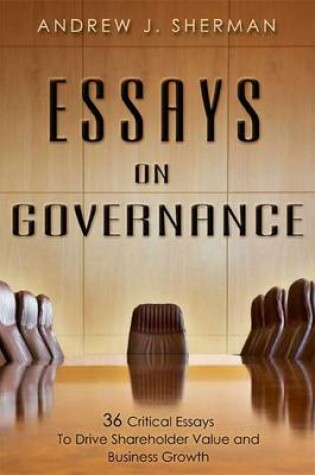 Cover of Essays On Governance