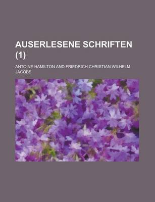 Book cover for Auserlesene Schriften (1)