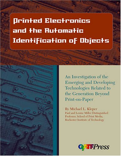 Book cover for Printed Electronics and the Automatic Identification of Objects