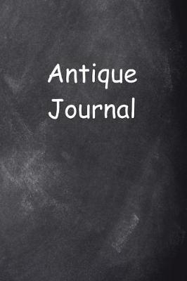 Cover of Antique Journal Chalkboard Design