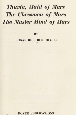Cover of Three Martian Novels