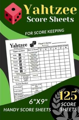 Cover of Yahtzee Score Sheets