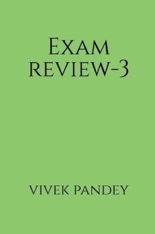 Cover of Exam review-3