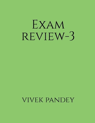 Book cover for Exam review-3