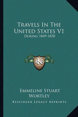 Book cover for Travels in the United States V1