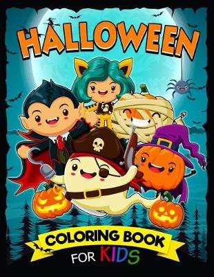 Book cover for Halloween Coloring book for kids