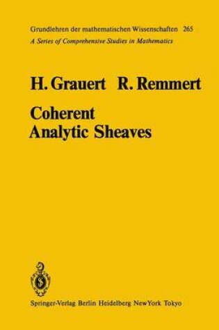 Cover of Coherent Analytic Sheaves