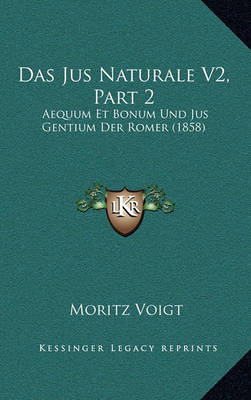 Book cover for Das Jus Naturale V2, Part 2